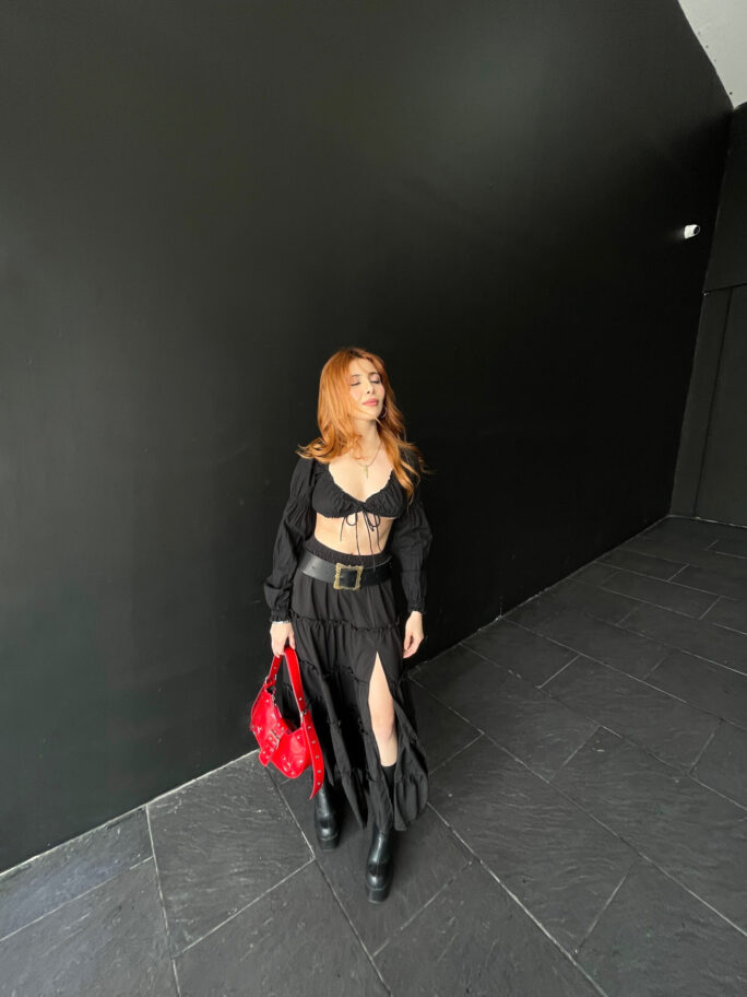 Falda Cleo Negra - Imagen 6
