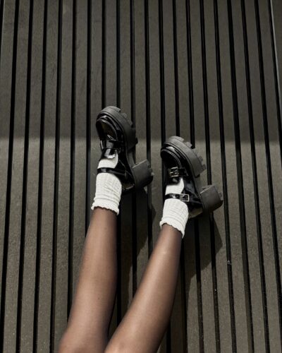 Mocasines Love Bomb negro brillante