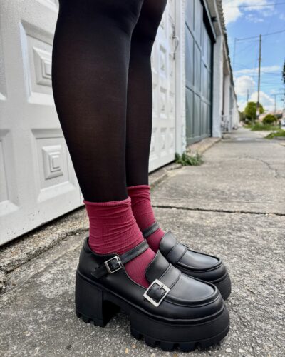 Mocasines Love Bomb negro mate